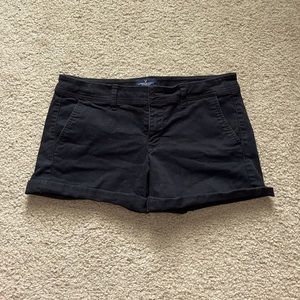 American Eagle Black Stretch Shorts